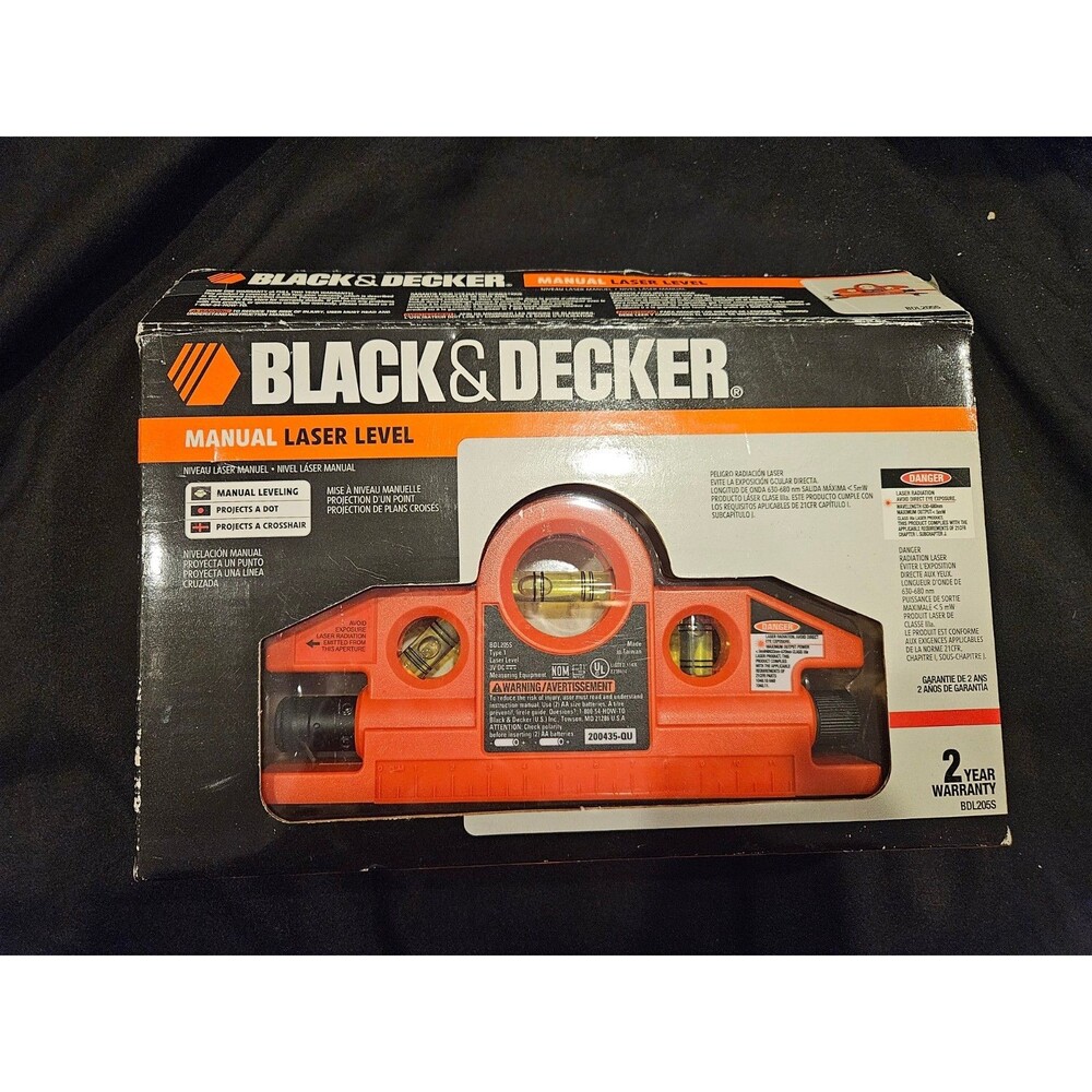 Black & Decker Manual Laser Level - BDL250S